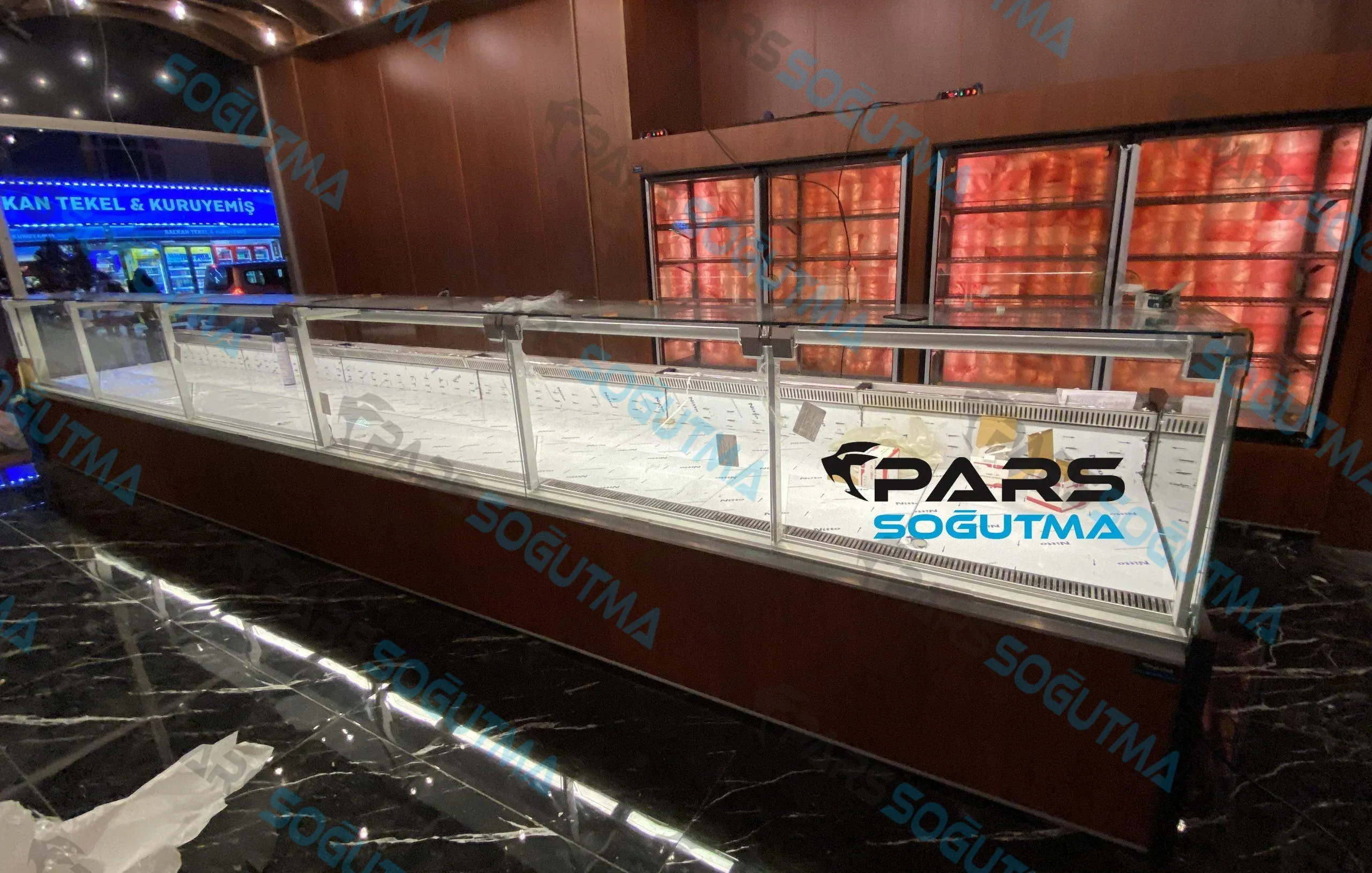 Düz Camlı Reyon Dolabı ürün görseli 7 - Pars Soğutma