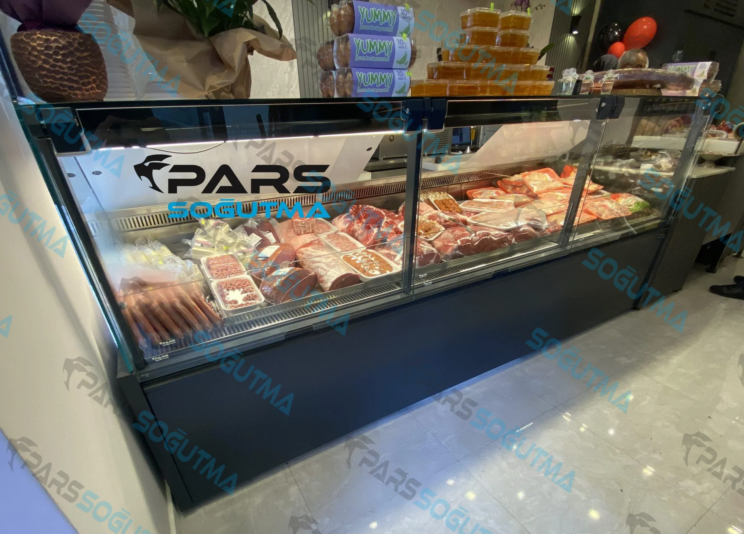 Kasap Dolabı Dik Camlı ürün görseli 3 - Pars Soğutma