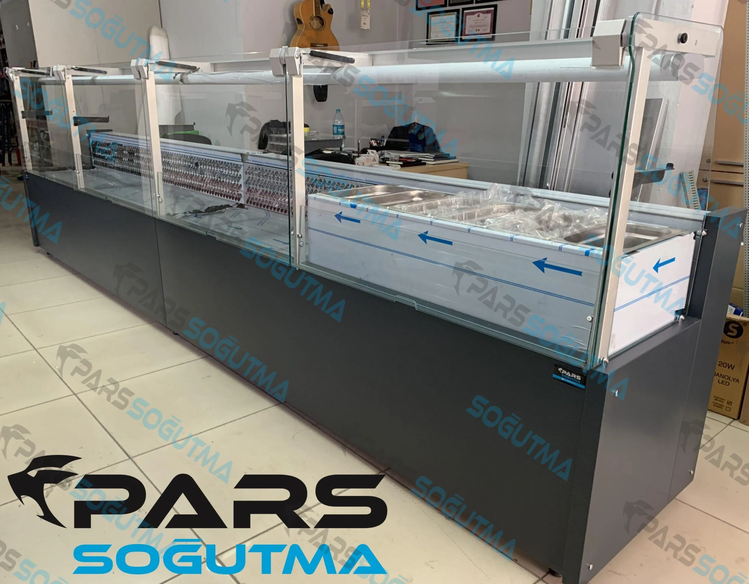 Kuru Soğutmalı Reyon Dolabı ürün görseli 2 - Pars Soğutma