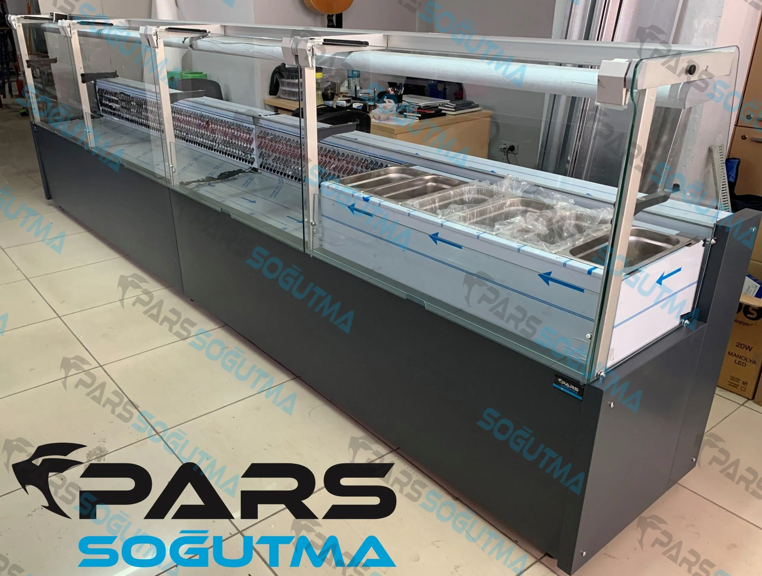 Kuru Soğutmalı Reyon Dolabı ürün görseli 7 - Pars Soğutma