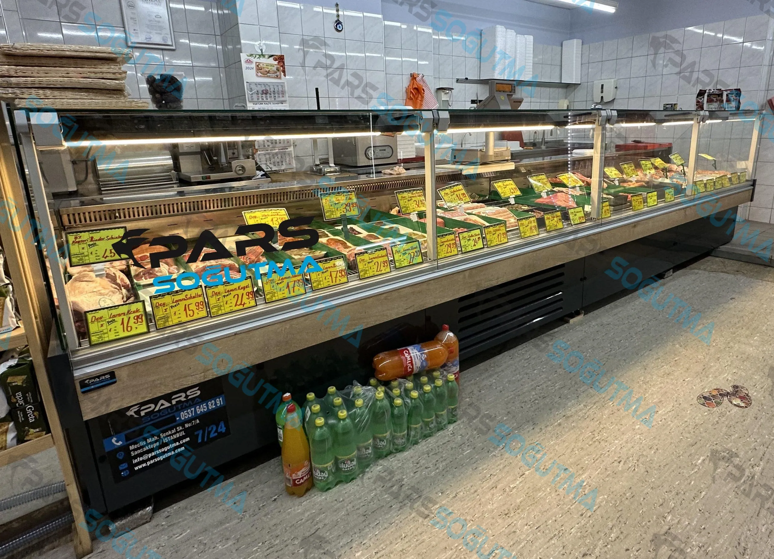 Kasap Reyon Dolabı Düz Camlı ürün görseli 17 - Pars Soğutma